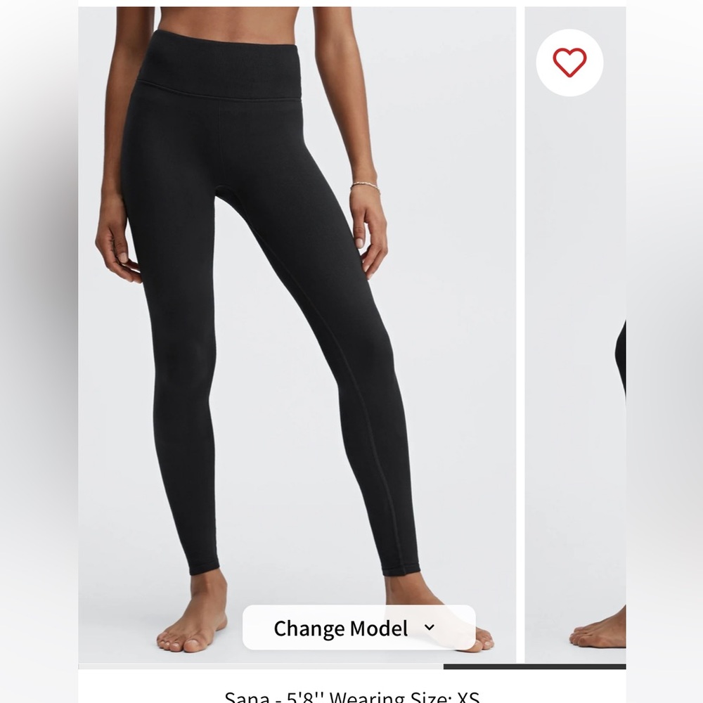 Fabletics Cloud Seamless High-Waisted Legging in black